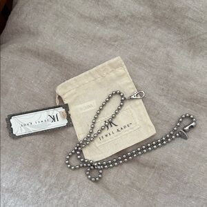 Jewel Kade Gray Beaded Necklace